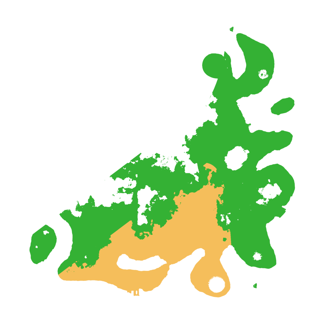 Biome Rust Map: Procedural Map, Size: 3500, Seed: 1096669246
