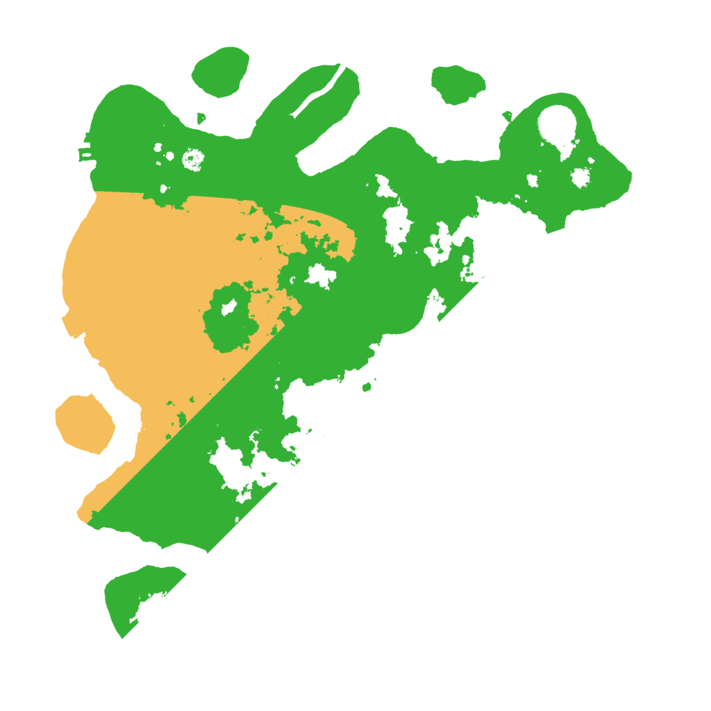 Biome Rust Map: Procedural Map, Size: 3300, Seed: 610523312