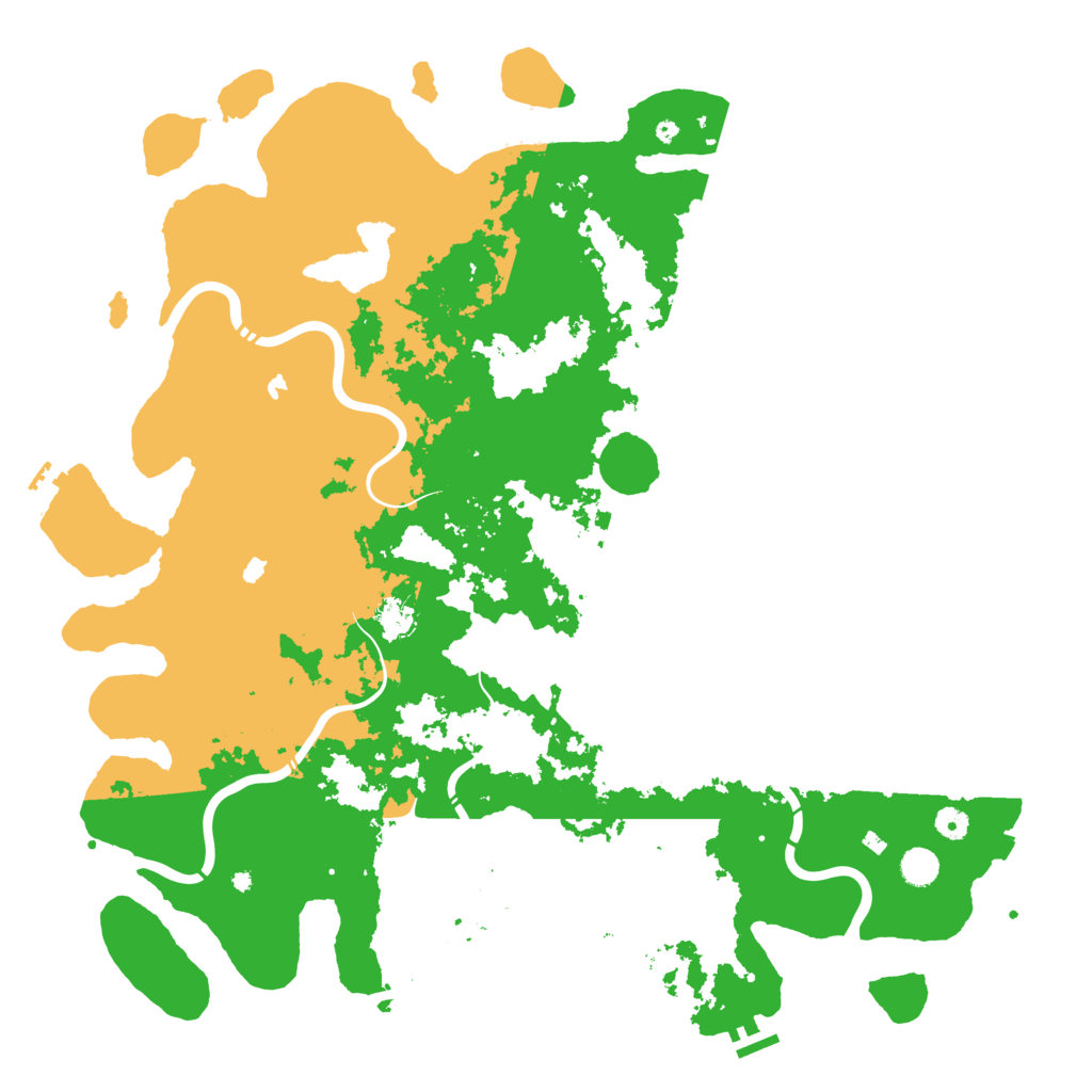 Biome Rust Map: Procedural Map, Size: 5000, Seed: 723474571