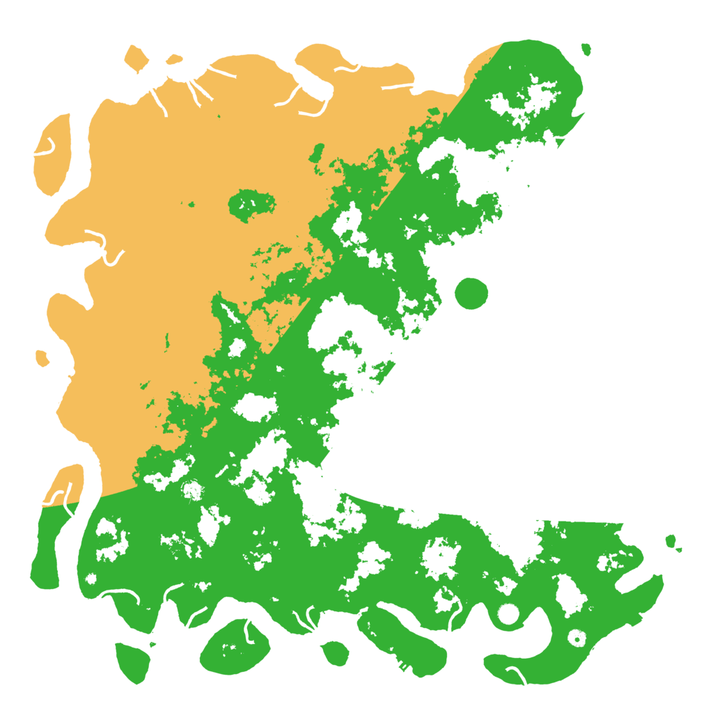 Biome Rust Map: Procedural Map, Size: 6000, Seed: 1234433