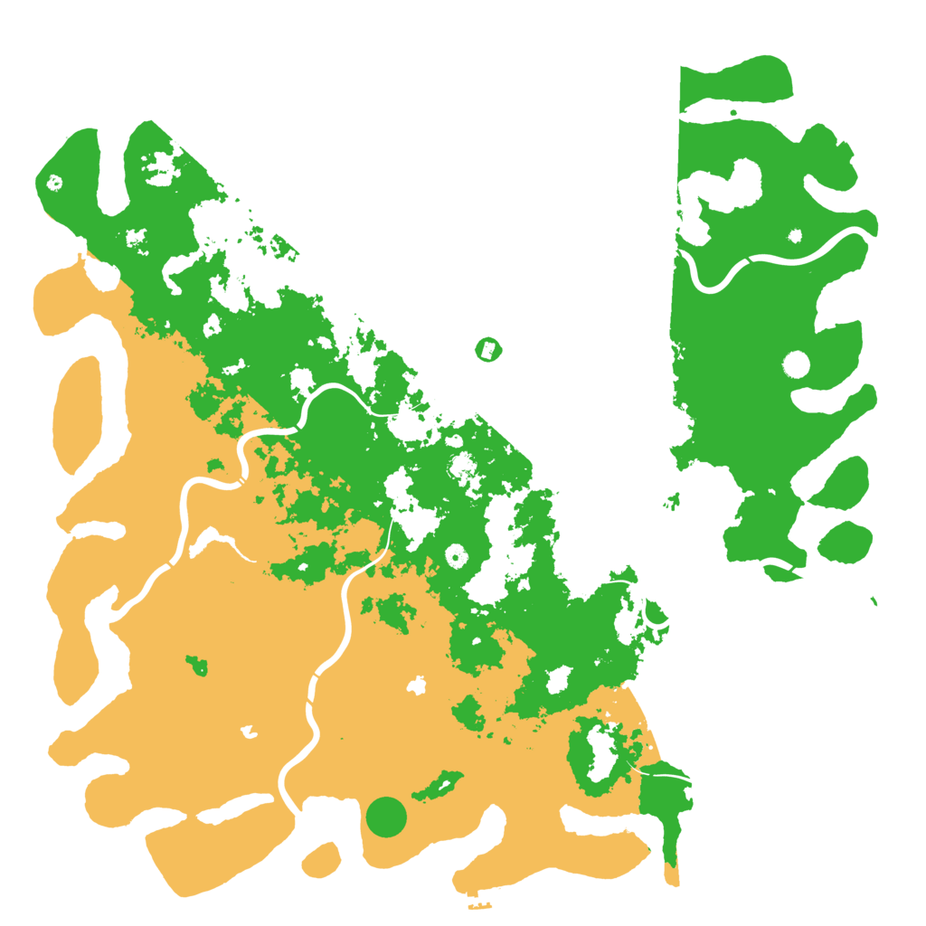 Biome Rust Map: Procedural Map, Size: 6000, Seed: 1446548359