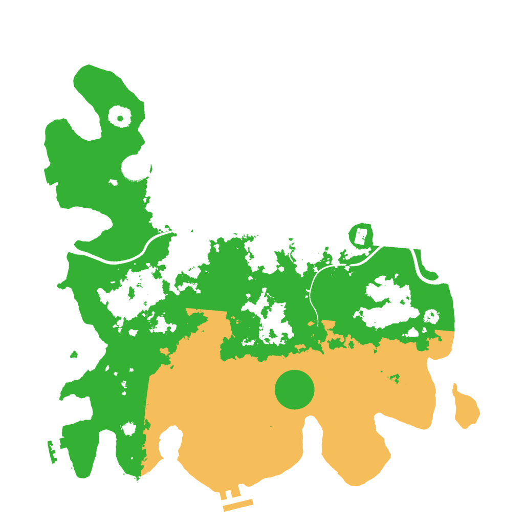 Biome Rust Map: Procedural Map, Size: 3500, Seed: 1175834710