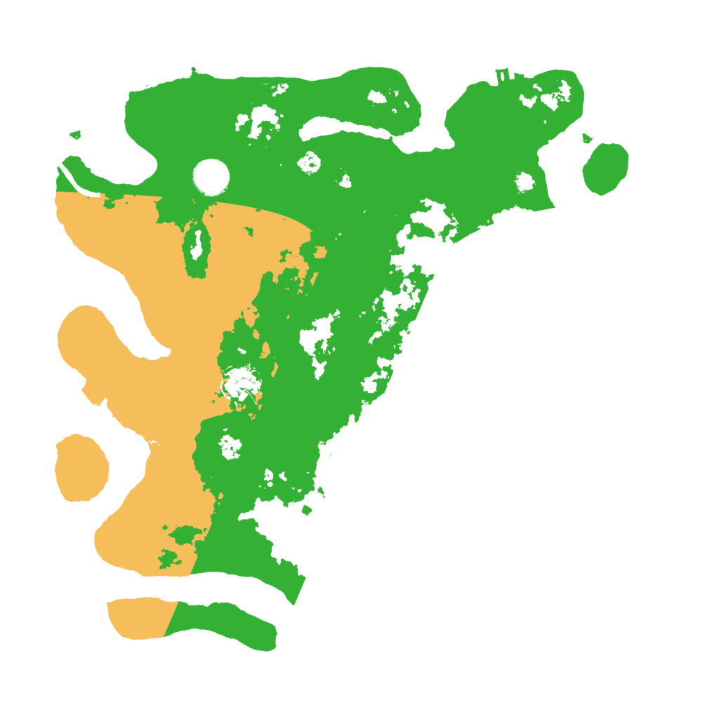 Biome Rust Map: Procedural Map, Size: 3500, Seed: 1346