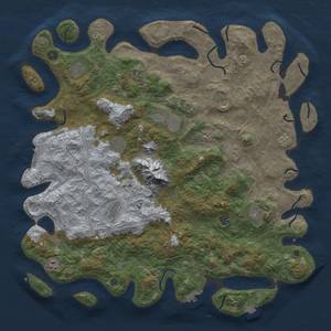 Thumbnail Rust Map: Procedural Map, Size: 5000, Seed: 2133831687, 19 Monuments