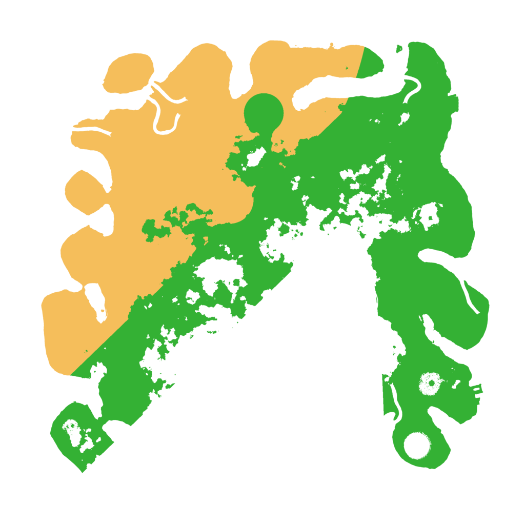 Biome Rust Map: Procedural Map, Size: 3500, Seed: 23090721