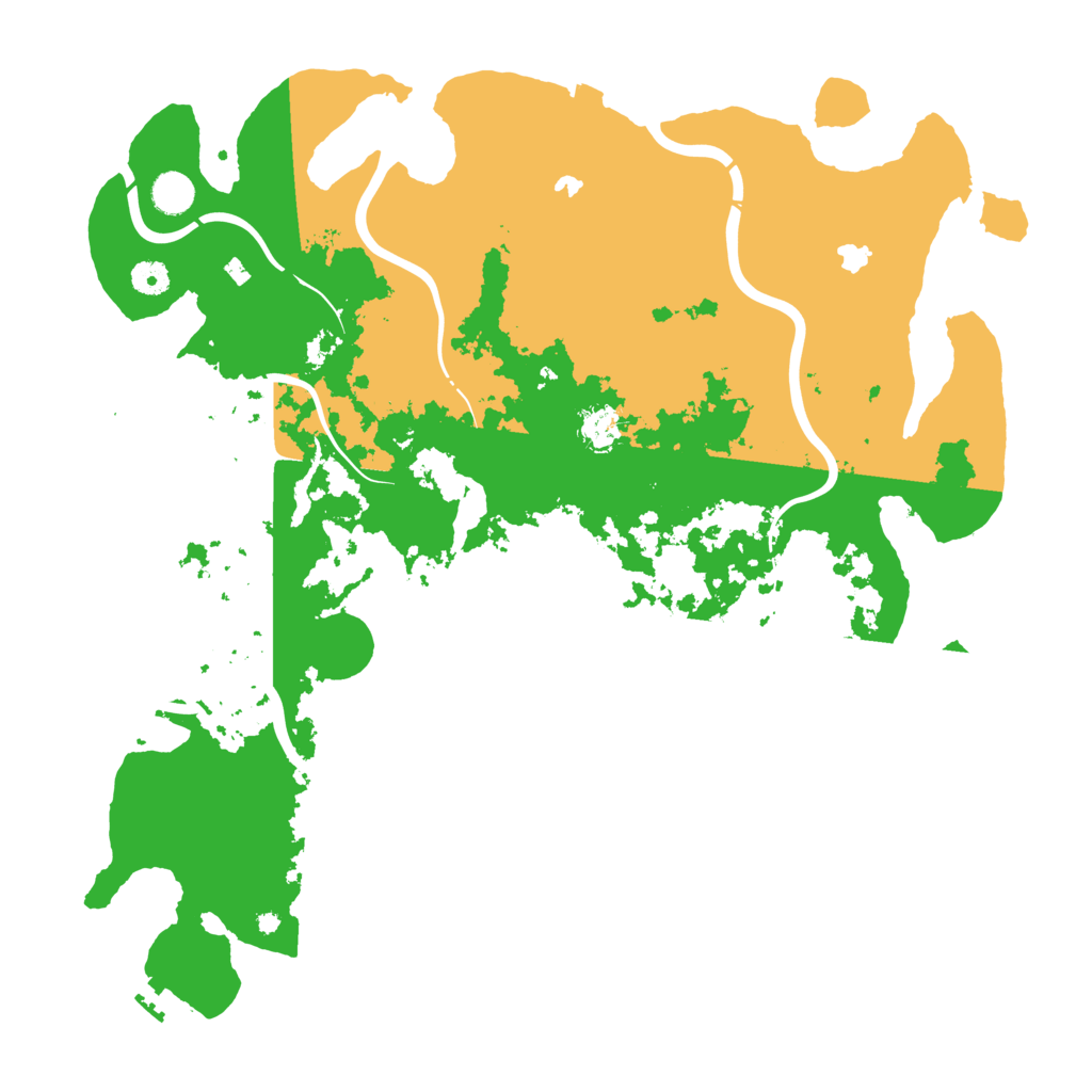 Biome Rust Map: Procedural Map, Size: 4500, Seed: 1976618038