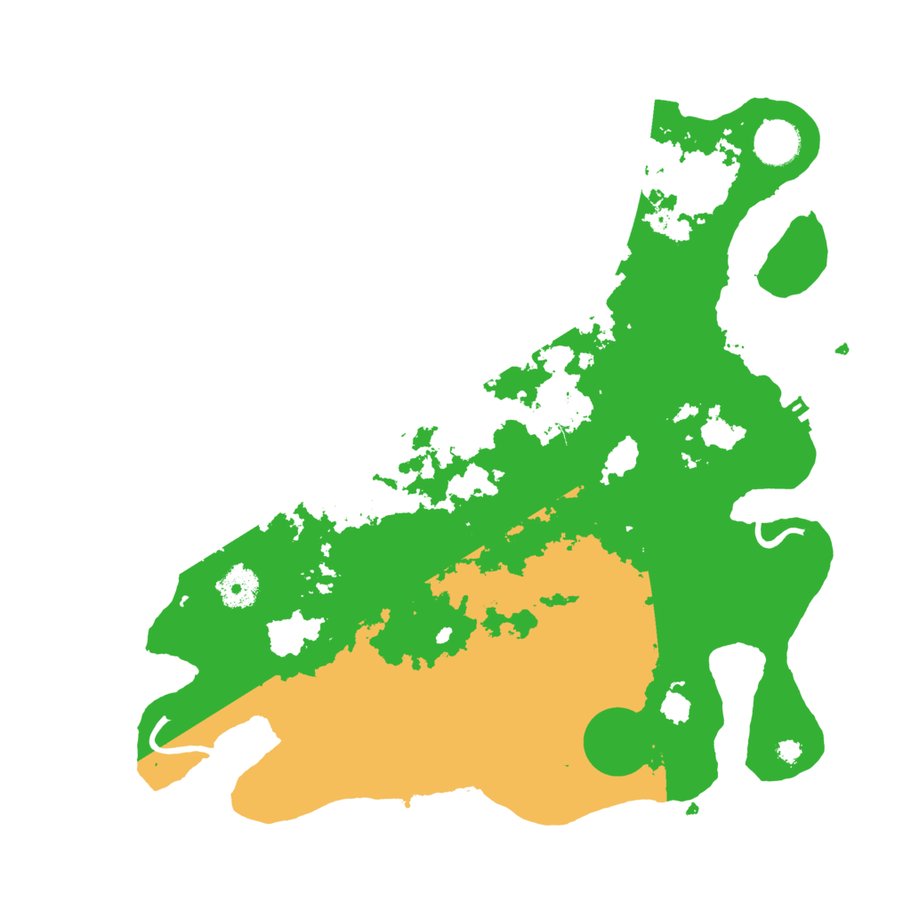 Biome Rust Map: Procedural Map, Size: 3500, Seed: 636759094