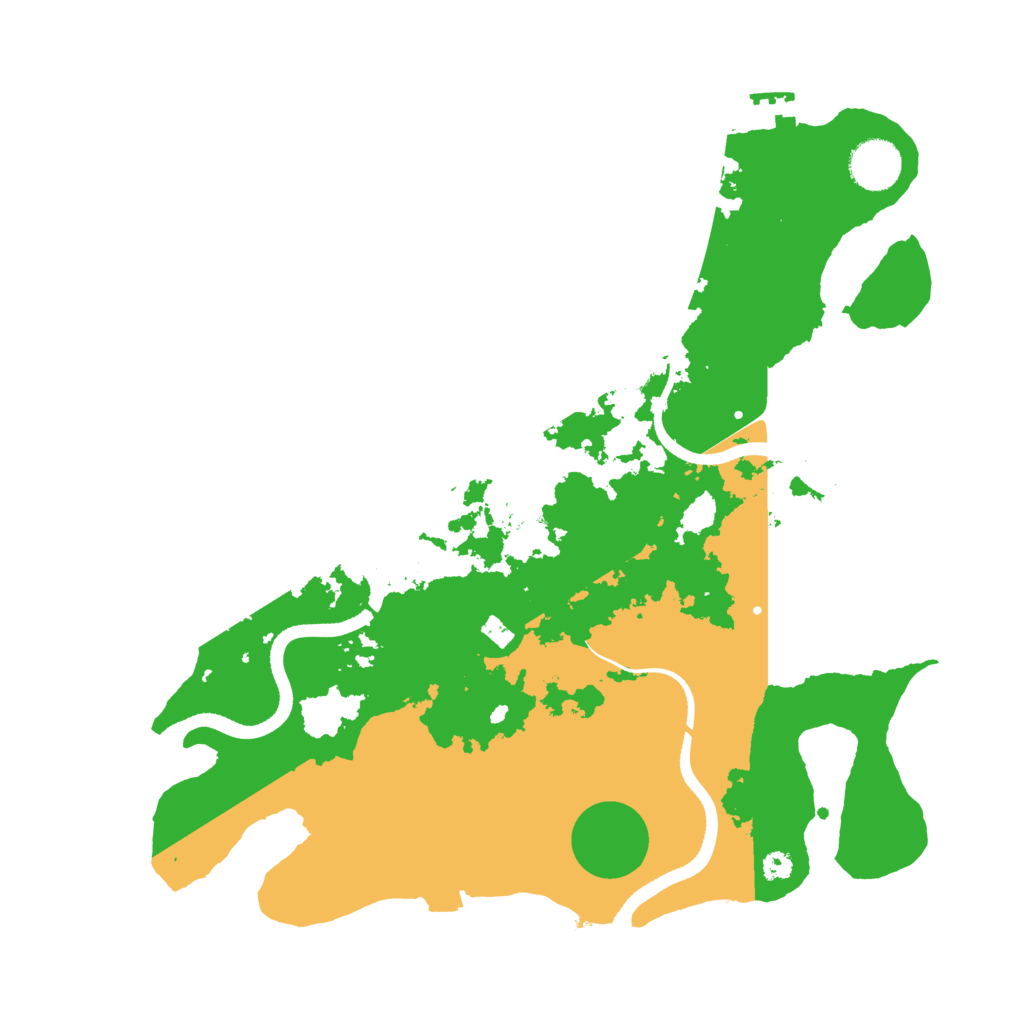 Biome Rust Map: Procedural Map, Size: 3500, Seed: 636759094