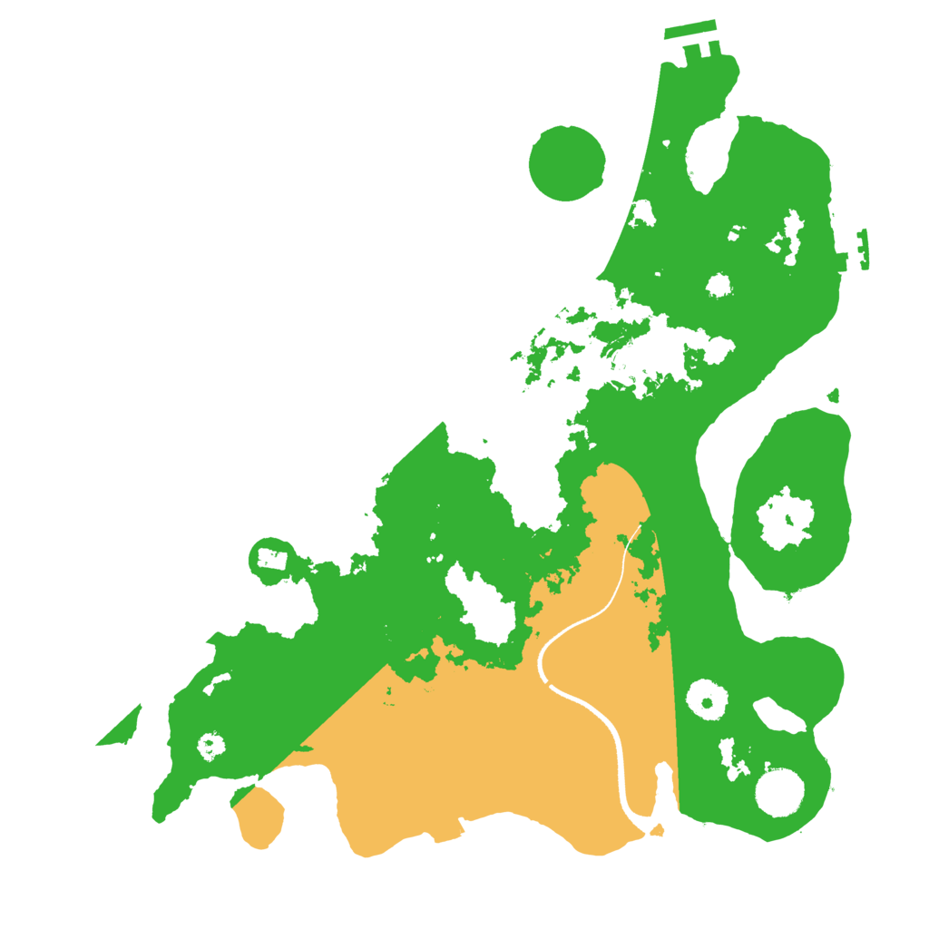 Biome Rust Map: Procedural Map, Size: 3450, Seed: 7347305