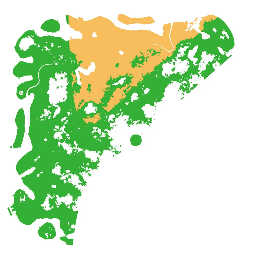 Biome Rust Map: Procedural Map, Size: 6000, Seed: 2105274060
