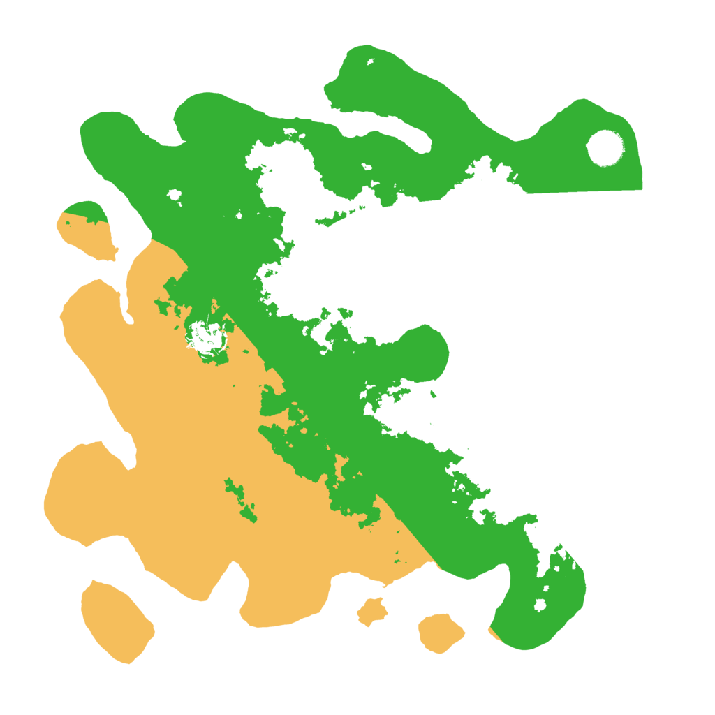 Biome Rust Map: Barren, Size: 3500, Seed: 1378237057