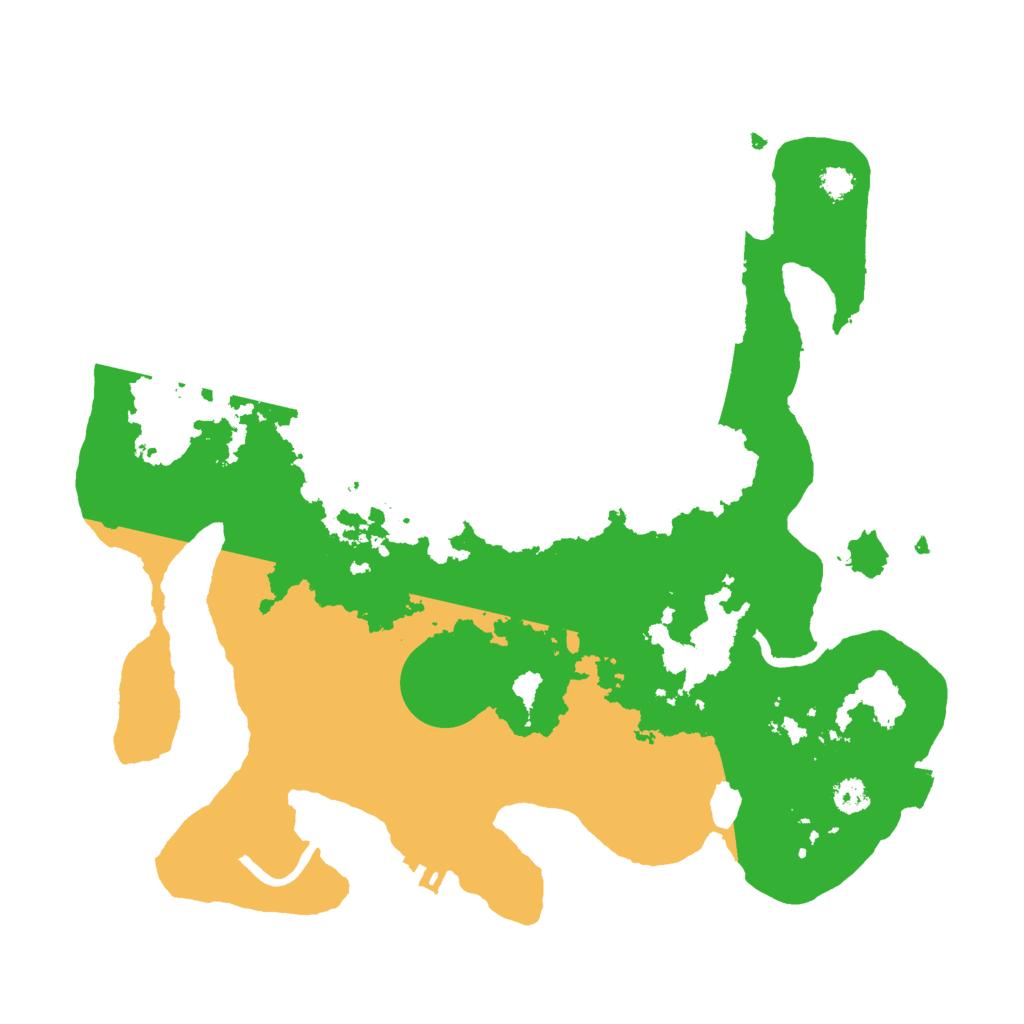 Biome Rust Map: Procedural Map, Size: 3000, Seed: 234657665