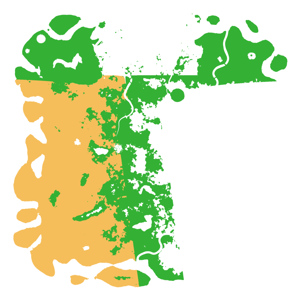 Biome Rust Map: Procedural Map, Size: 6000, Seed: 92419418