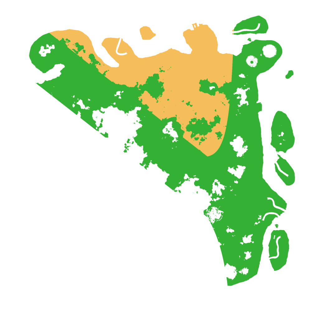 Biome Rust Map: Procedural Map, Size: 4250, Seed: 43011