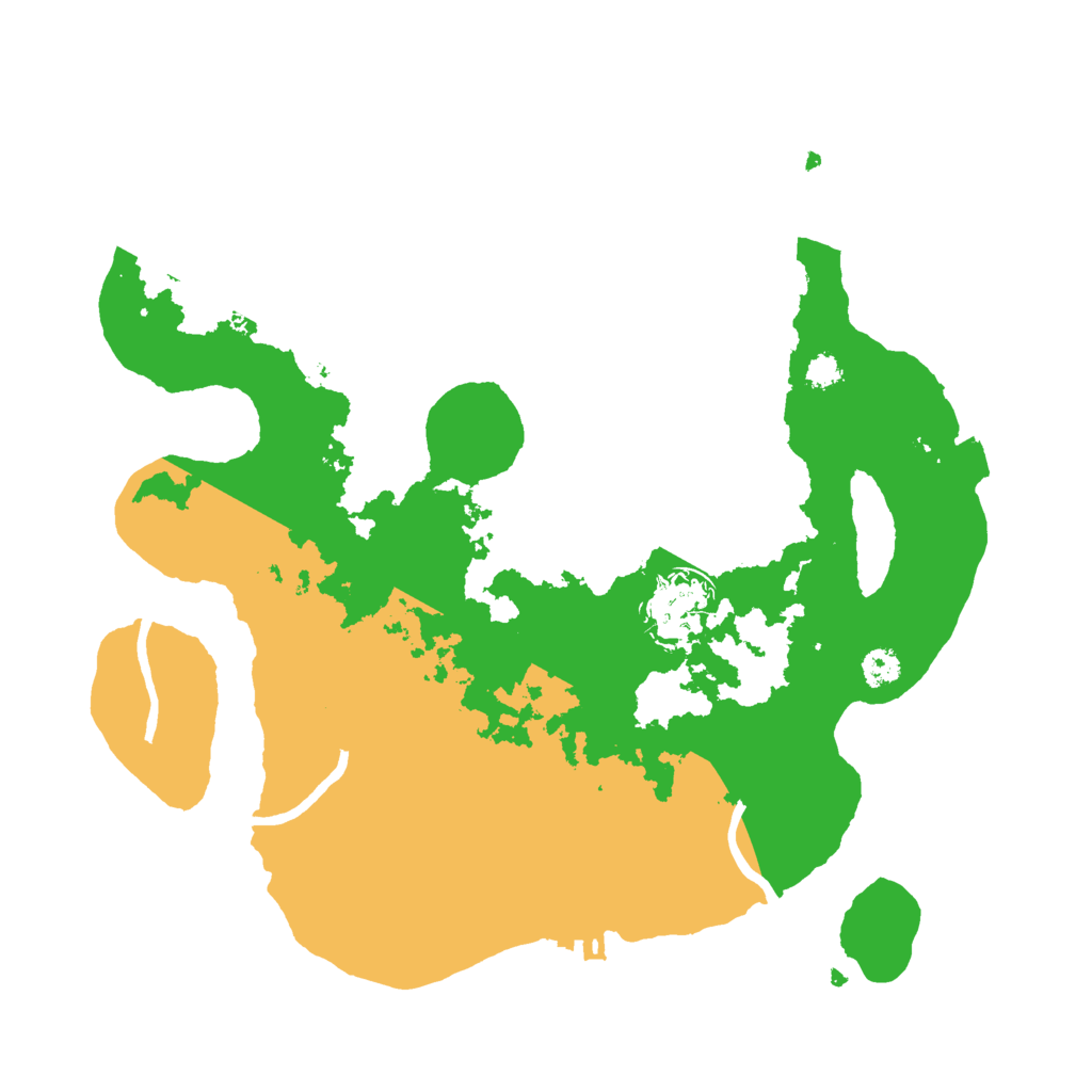 Biome Rust Map: Procedural Map, Size: 3000, Seed: 1152540571