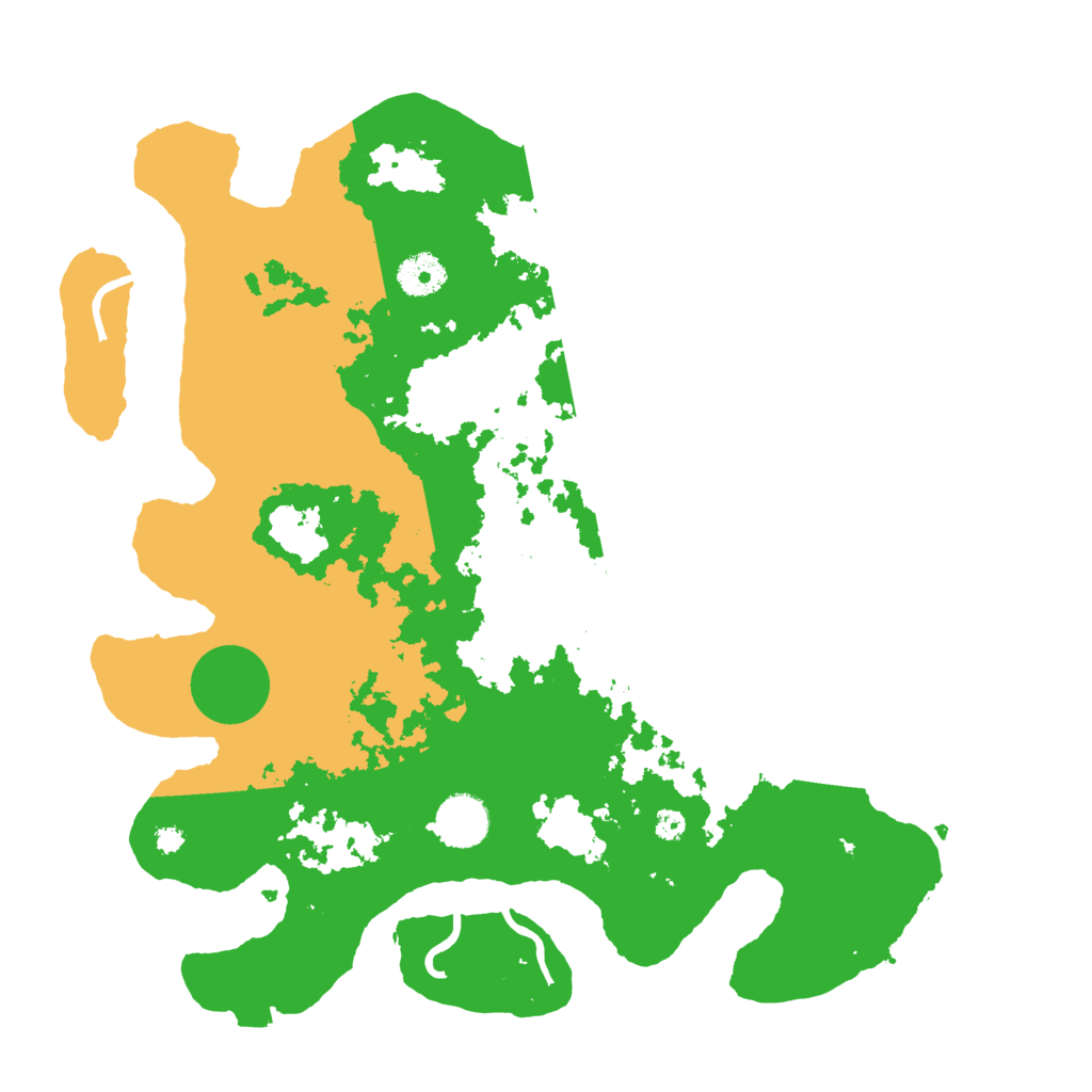 Biome Rust Map: Procedural Map, Size: 3650, Seed: 58223176