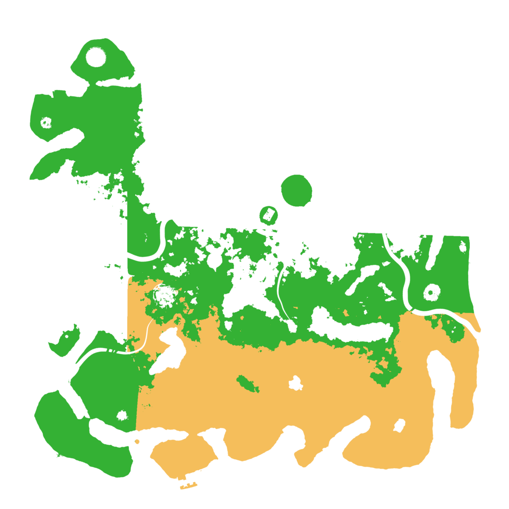 Biome Rust Map: Procedural Map, Size: 4500, Seed: 8152