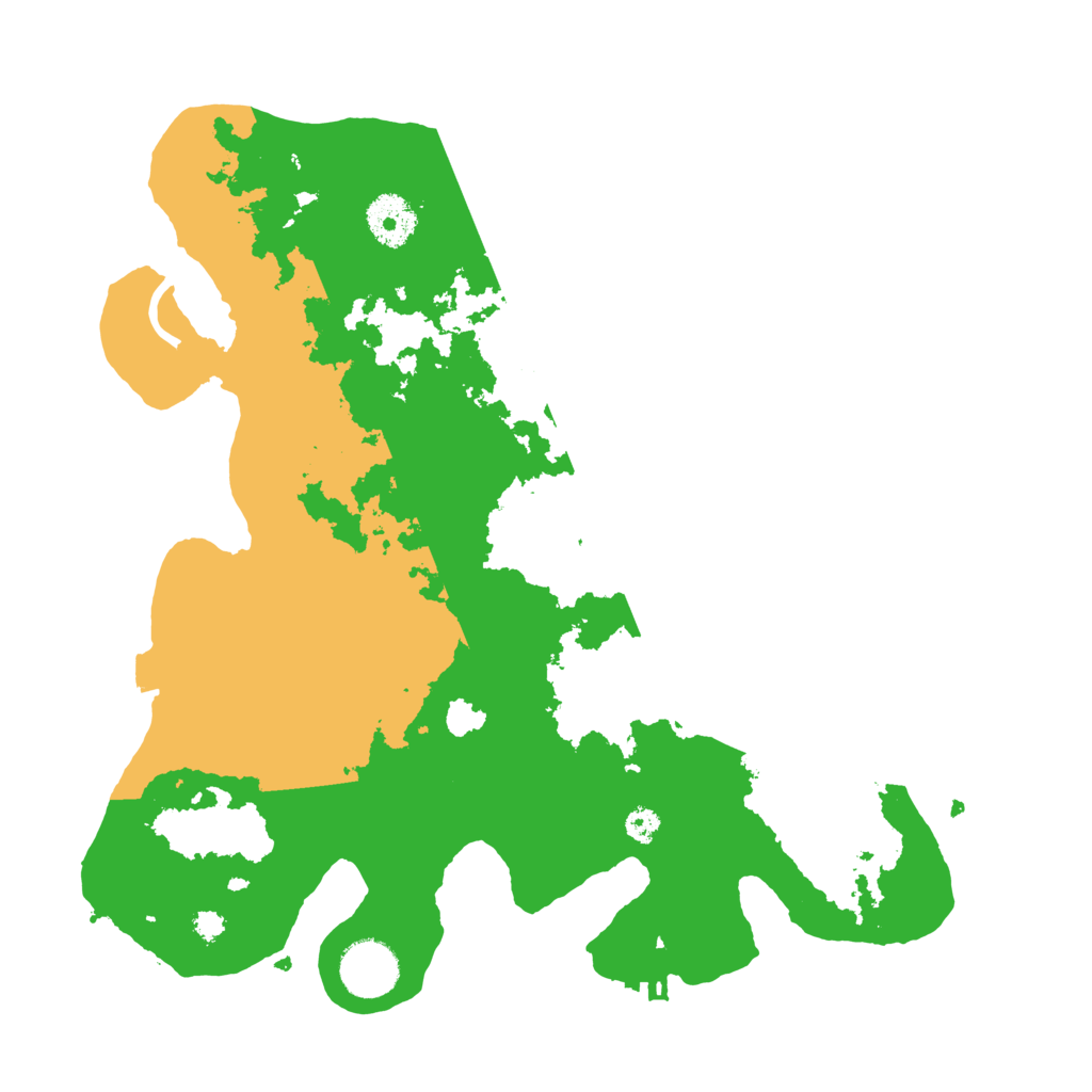 Biome Rust Map: Procedural Map, Size: 3300, Seed: 1688100841