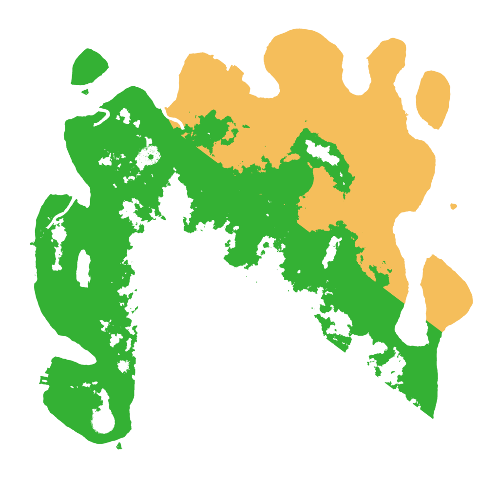 Biome Rust Map: Procedural Map, Size: 3800, Seed: 334426