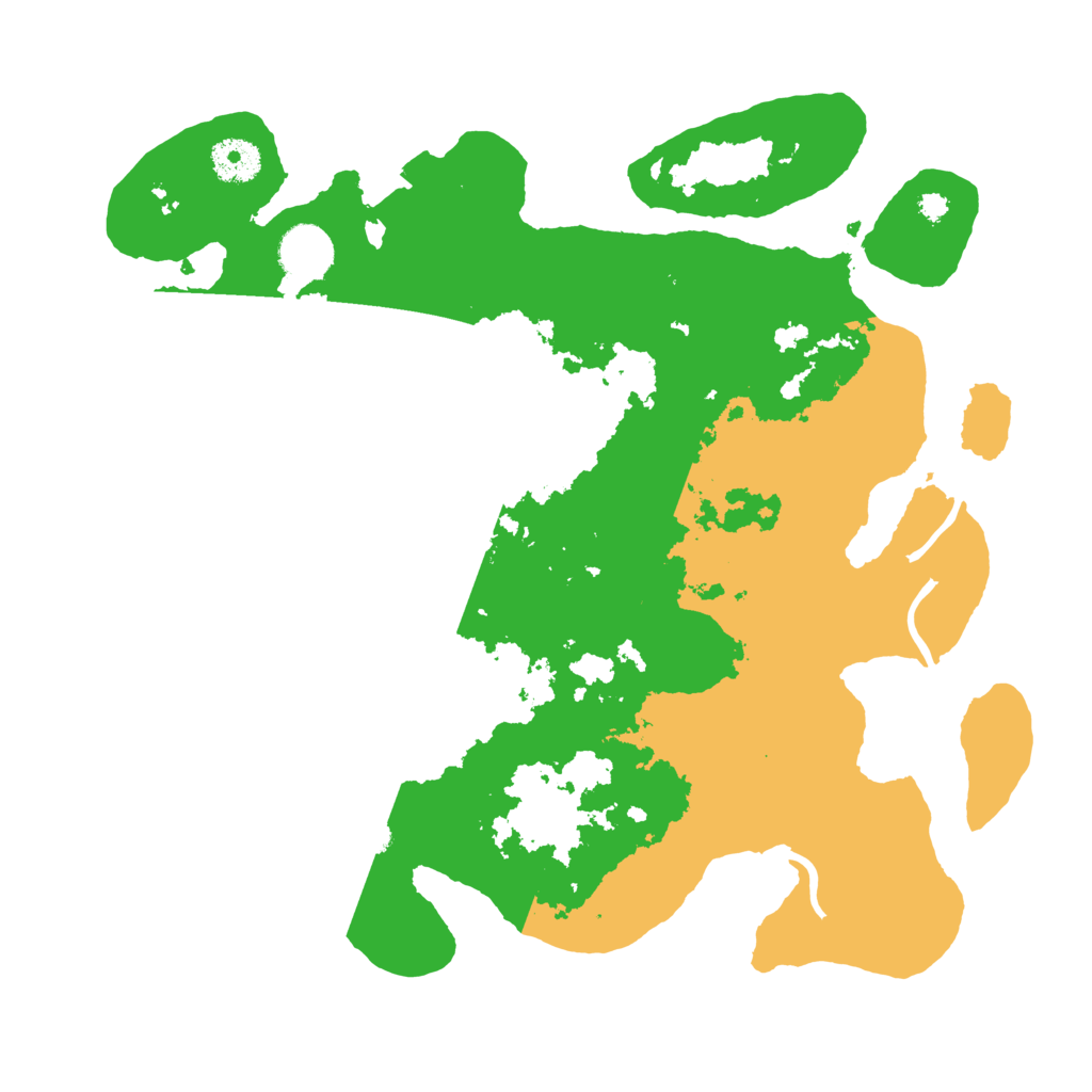 Biome Rust Map: Procedural Map, Size: 3500, Seed: 2134904957