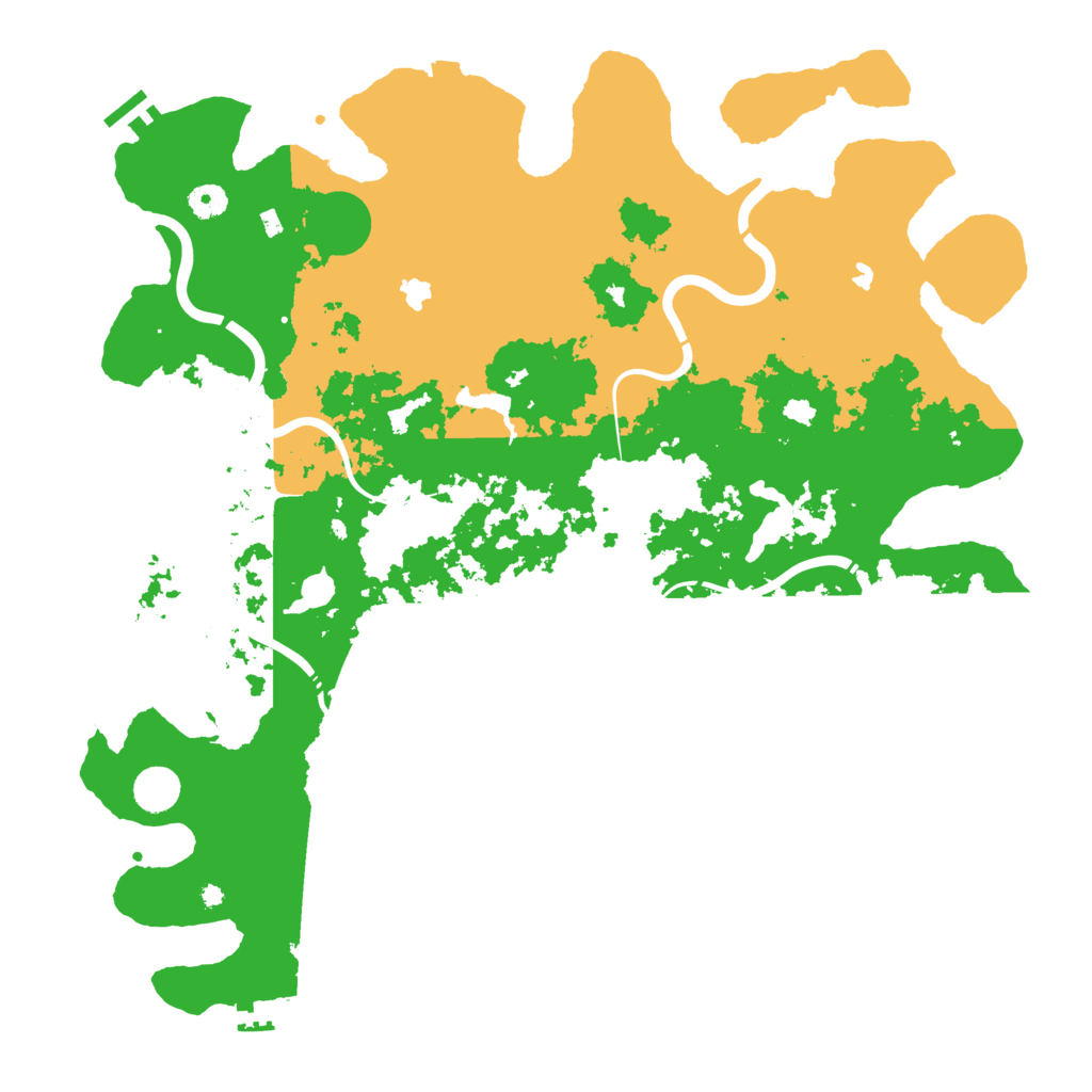 Biome Rust Map: Procedural Map, Size: 4500, Seed: 1547011237