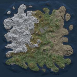 Thumbnail Rust Map: Procedural Map, Size: 4250, Seed: 78349204, 16 Monuments