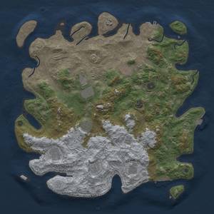 Thumbnail Rust Map: Procedural Map, Size: 4250, Seed: 1015914426, 17 Monuments