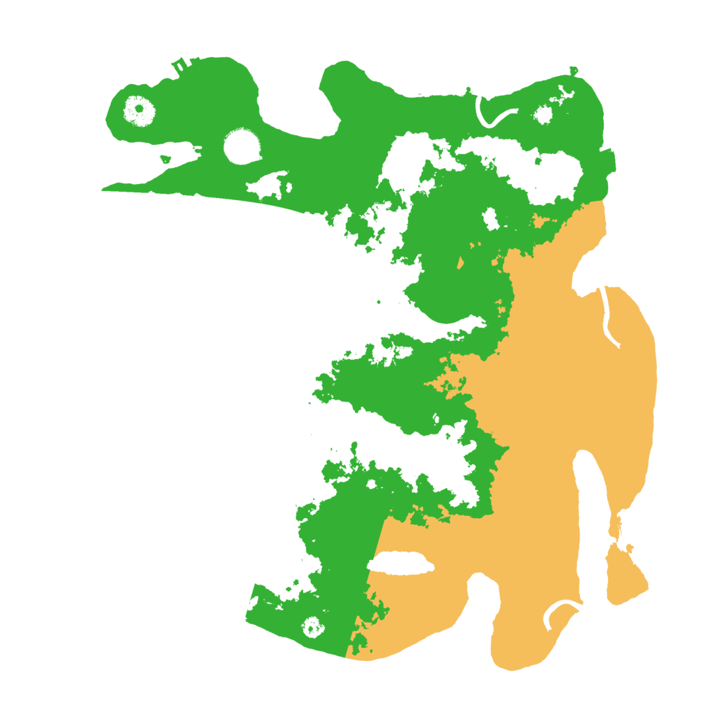 Biome Rust Map: Procedural Map, Size: 3500, Seed: 489203018