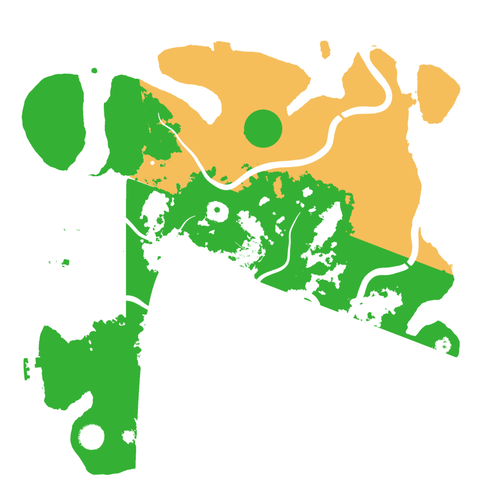 Biome Rust Map: Procedural Map, Size: 3500, Seed: 378