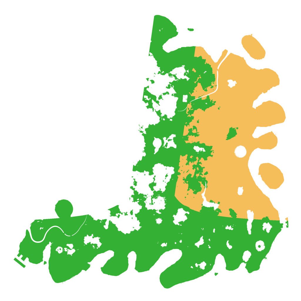 Biome Rust Map: Procedural Map, Size: 4500, Seed: 198352589