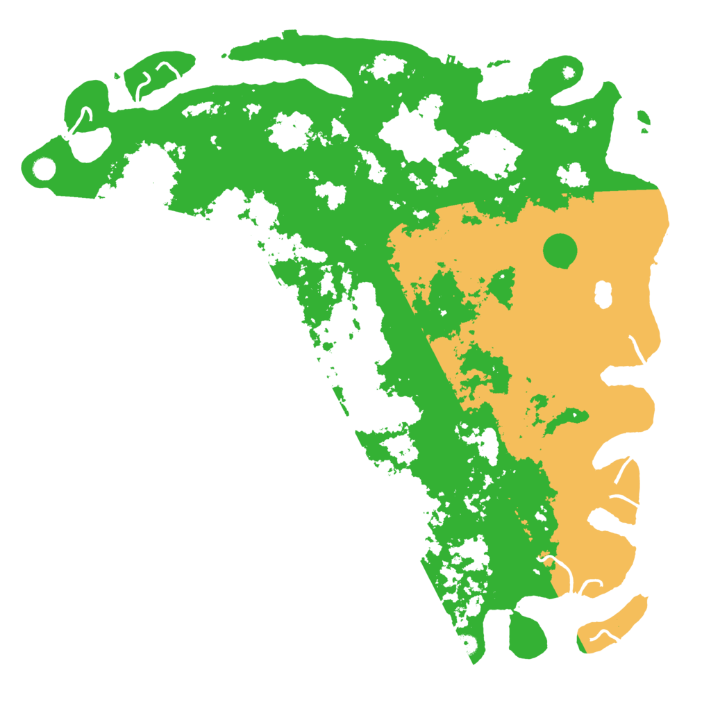 Biome Rust Map: Procedural Map, Size: 5500, Seed: 813513420