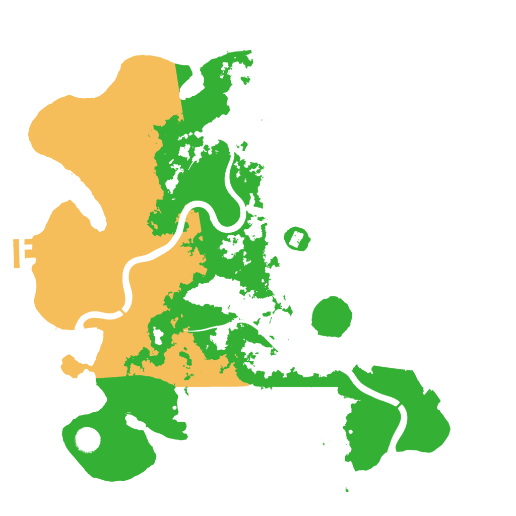 Biome Rust Map: Procedural Map, Size: 3600, Seed: 30150321