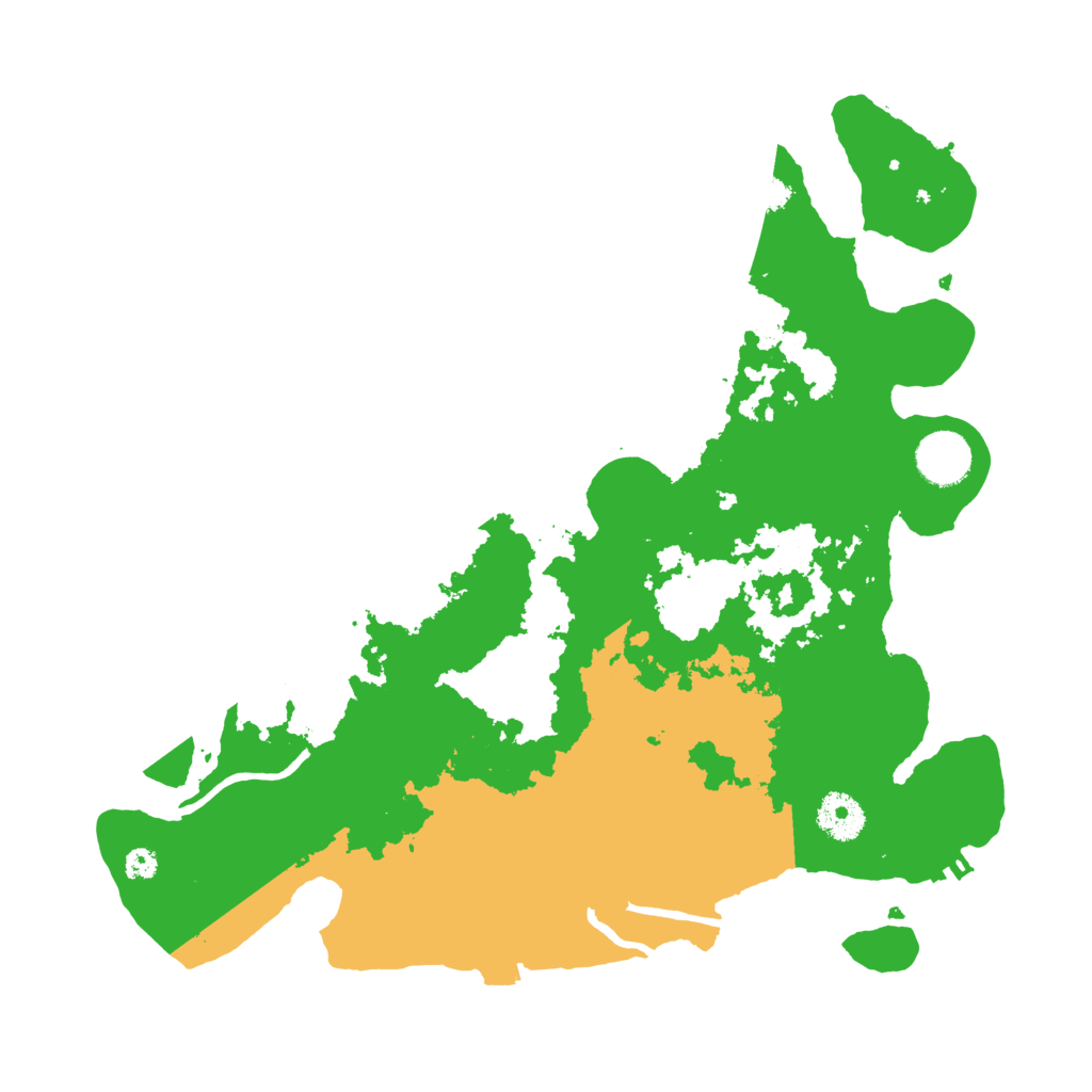 Biome Rust Map: Procedural Map, Size: 3500, Seed: 684159185