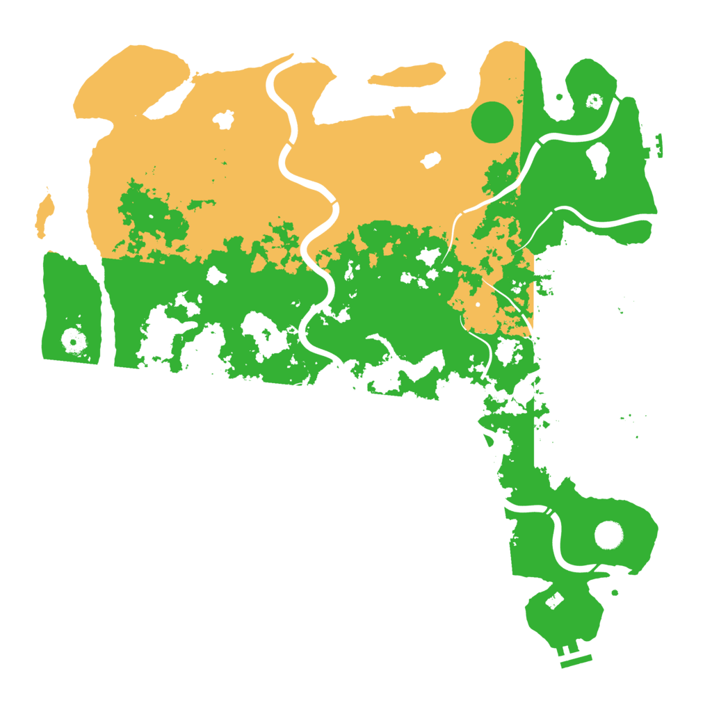 Biome Rust Map: Procedural Map, Size: 4500, Seed: 907