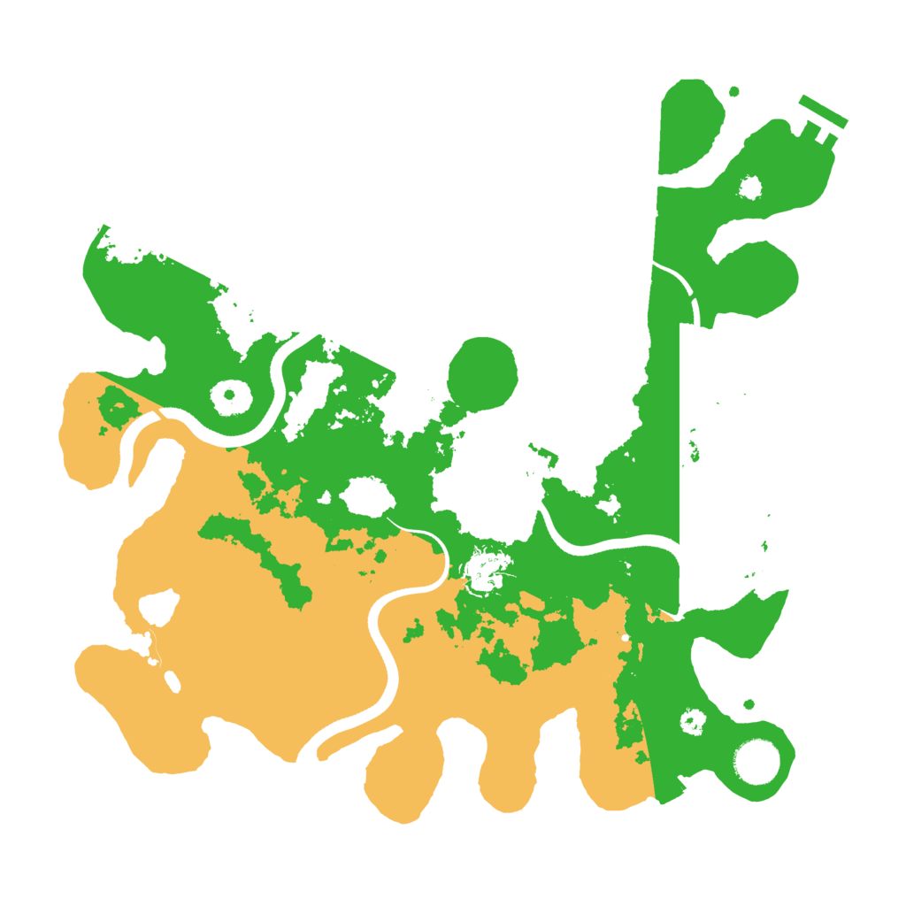 Biome Rust Map: Procedural Map, Size: 3500, Seed: 2125114297