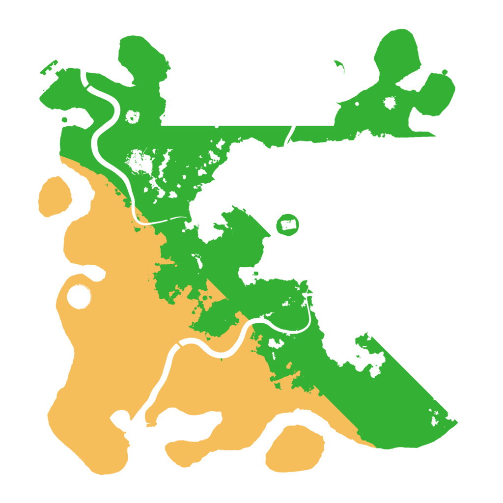 Biome Rust Map: Procedural Map, Size: 3700, Seed: 273805280