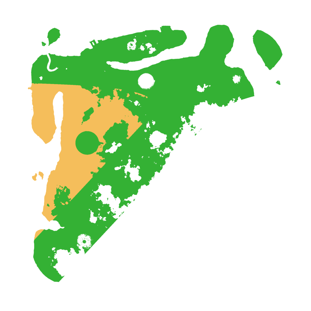 Biome Rust Map: Procedural Map, Size: 3500, Seed: 9465000