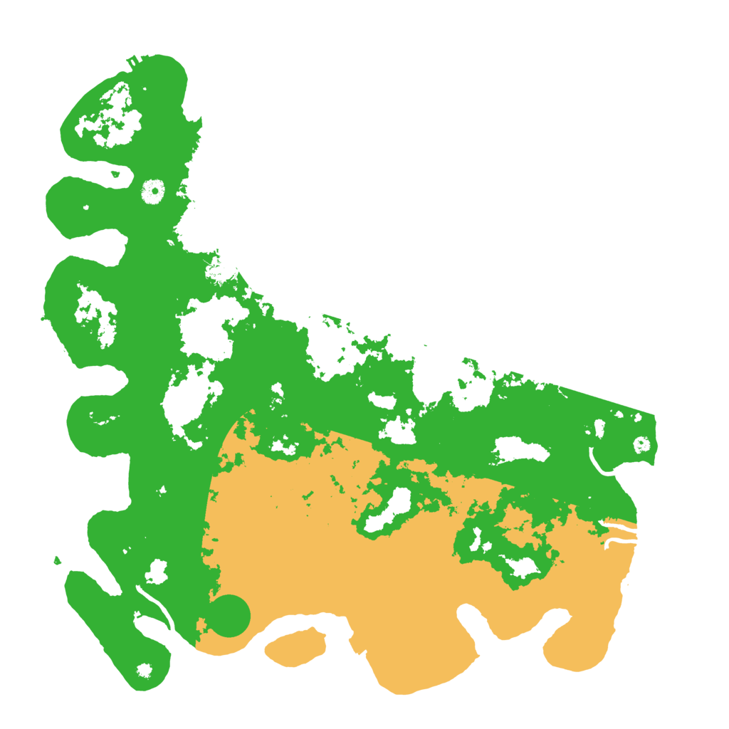 Biome Rust Map: Procedural Map, Size: 4500, Seed: 262106643