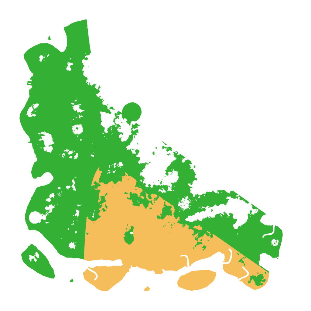 Biome Rust Map: Procedural Map, Size: 4500, Seed: 61279929