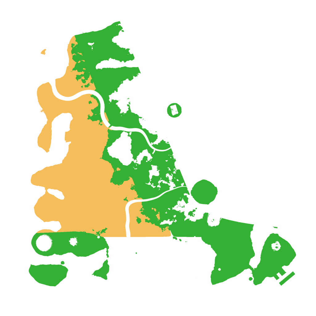 Biome Rust Map: Procedural Map, Size: 3500, Seed: 1769915316