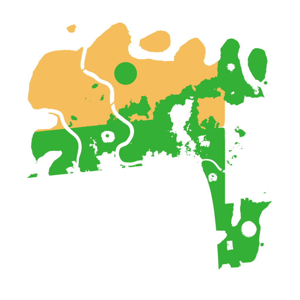 Biome Rust Map: Procedural Map, Size: 3500, Seed: 1757818176