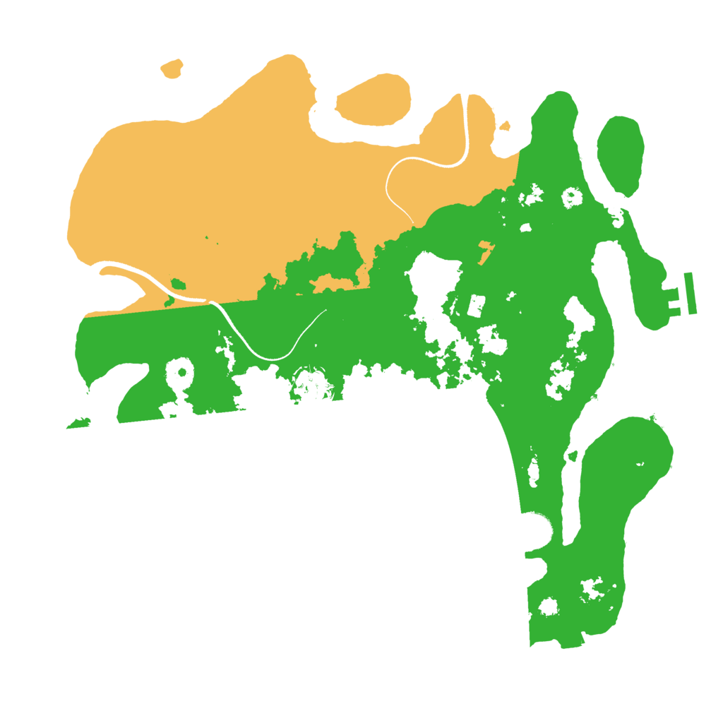 Biome Rust Map: Procedural Map, Size: 3500, Seed: 1757818176