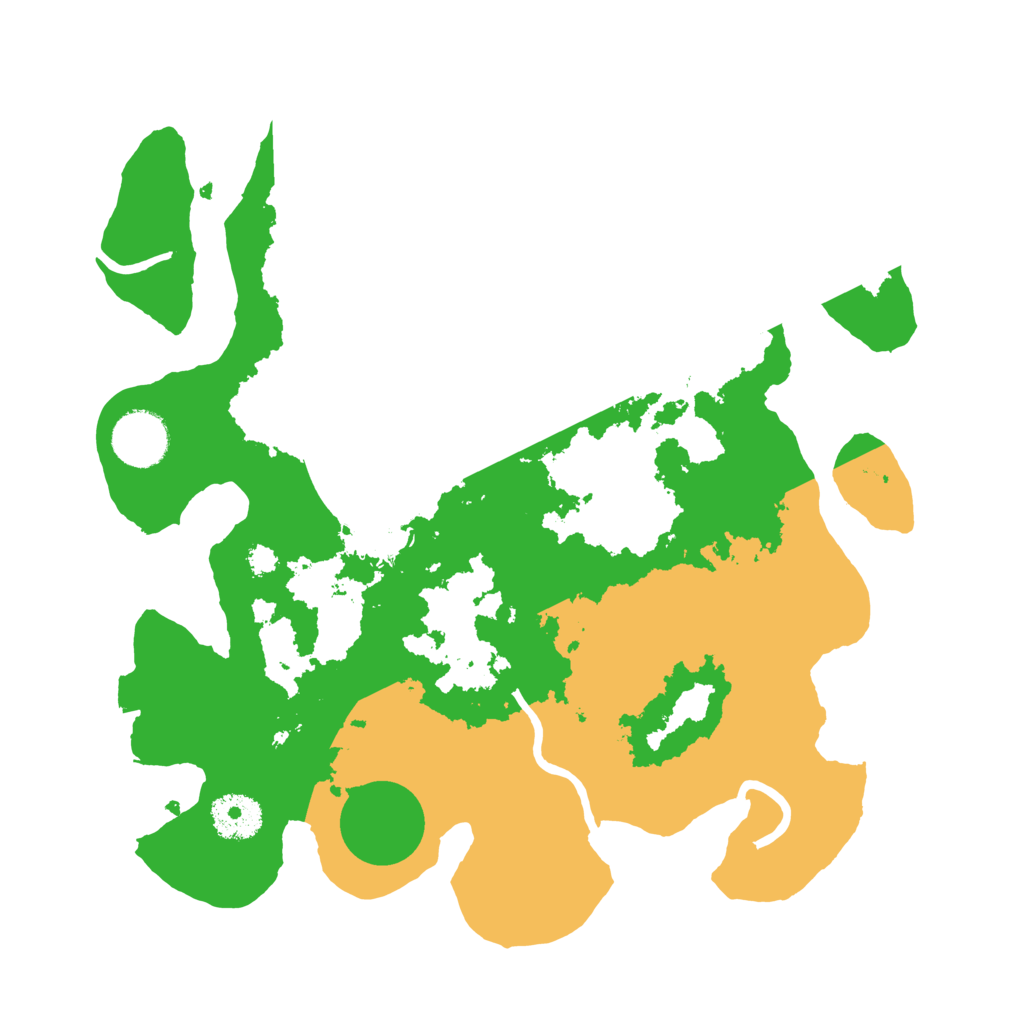 Biome Rust Map: Procedural Map, Size: 3200, Seed: 81334793