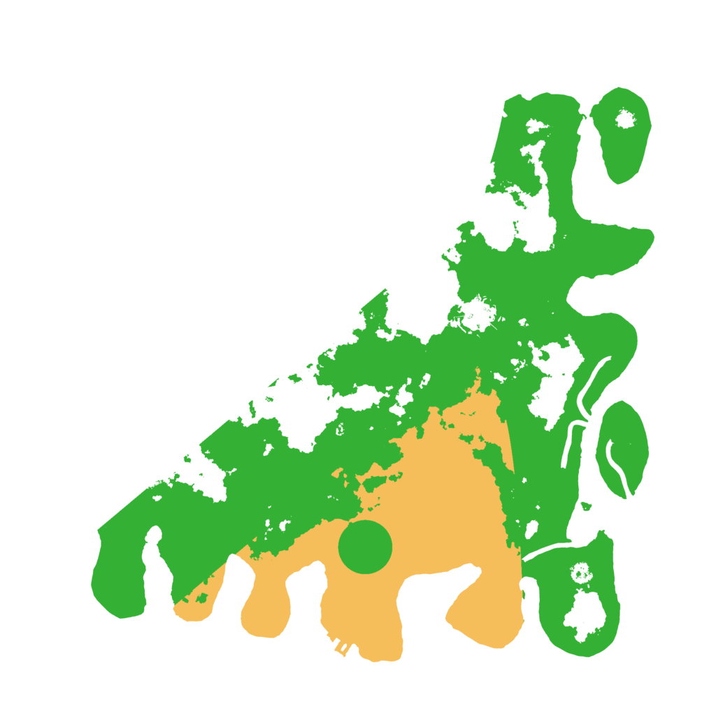 Biome Rust Map: Procedural Map, Size: 3500, Seed: 120314054