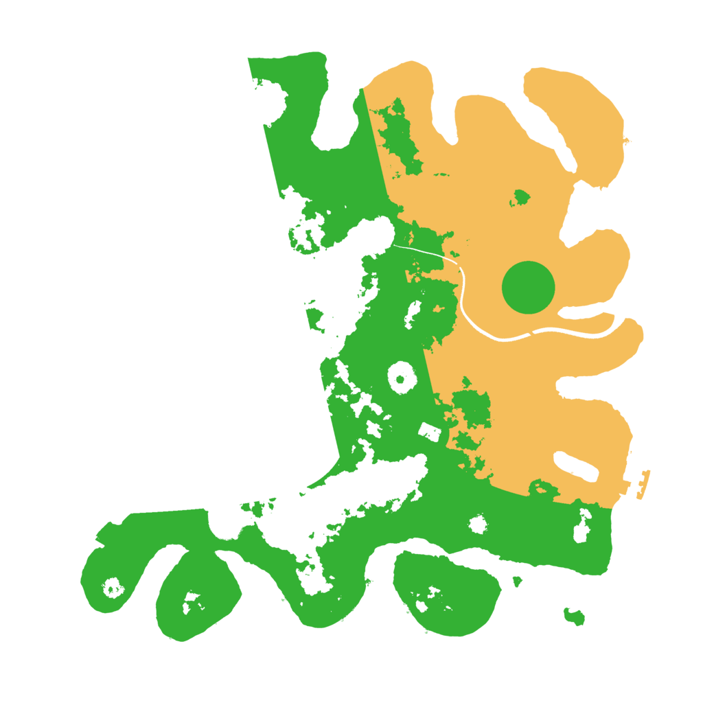 Biome Rust Map: Procedural Map, Size: 3500, Seed: 1263230334