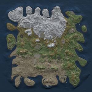 Thumbnail Rust Map: Procedural Map, Size: 4250, Seed: 998054, 17 Monuments