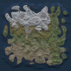 Thumbnail Rust Map: Procedural Map, Size: 4250, Seed: 1591224146, 19 Monuments