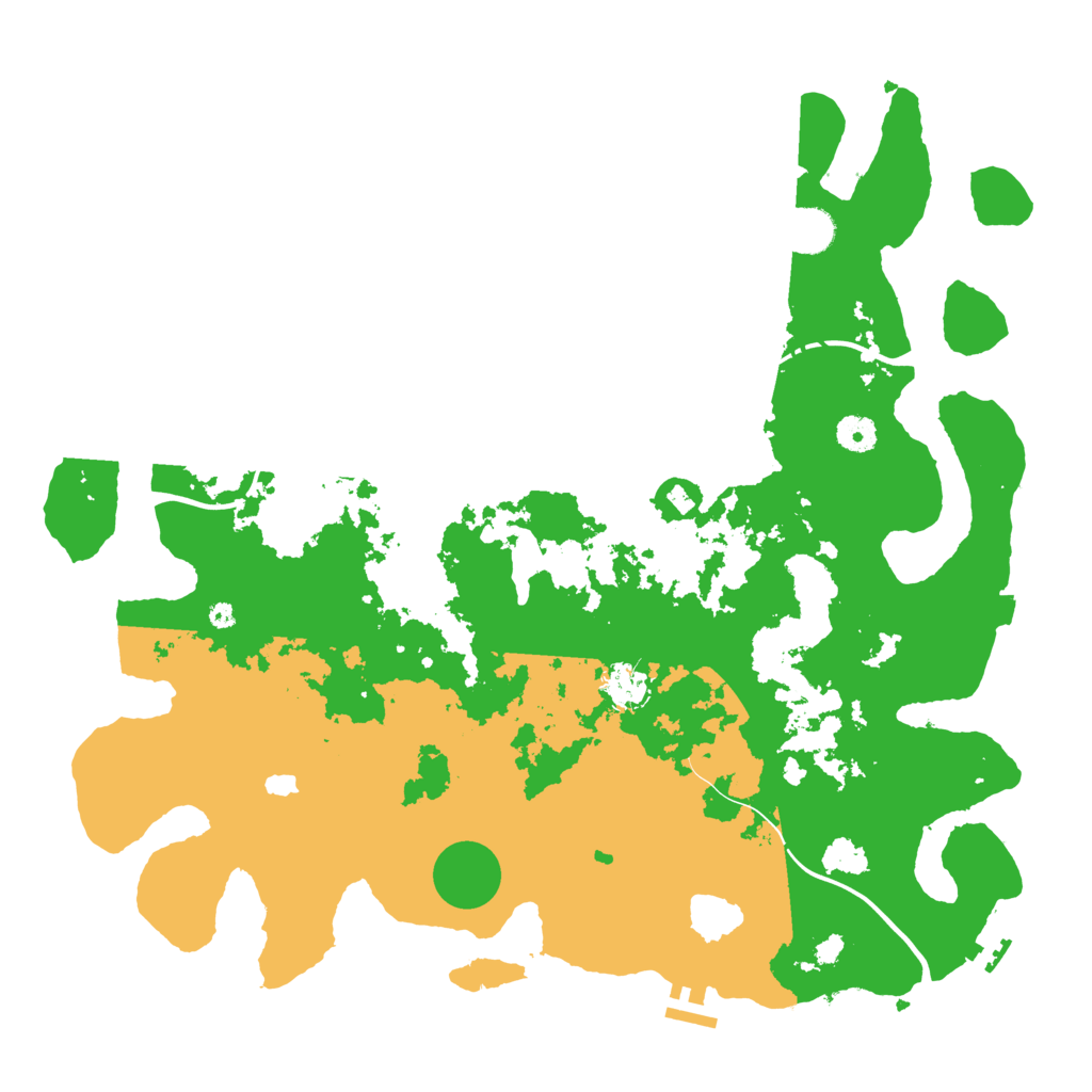 Biome Rust Map: Procedural Map, Size: 4250, Seed: 1591224146