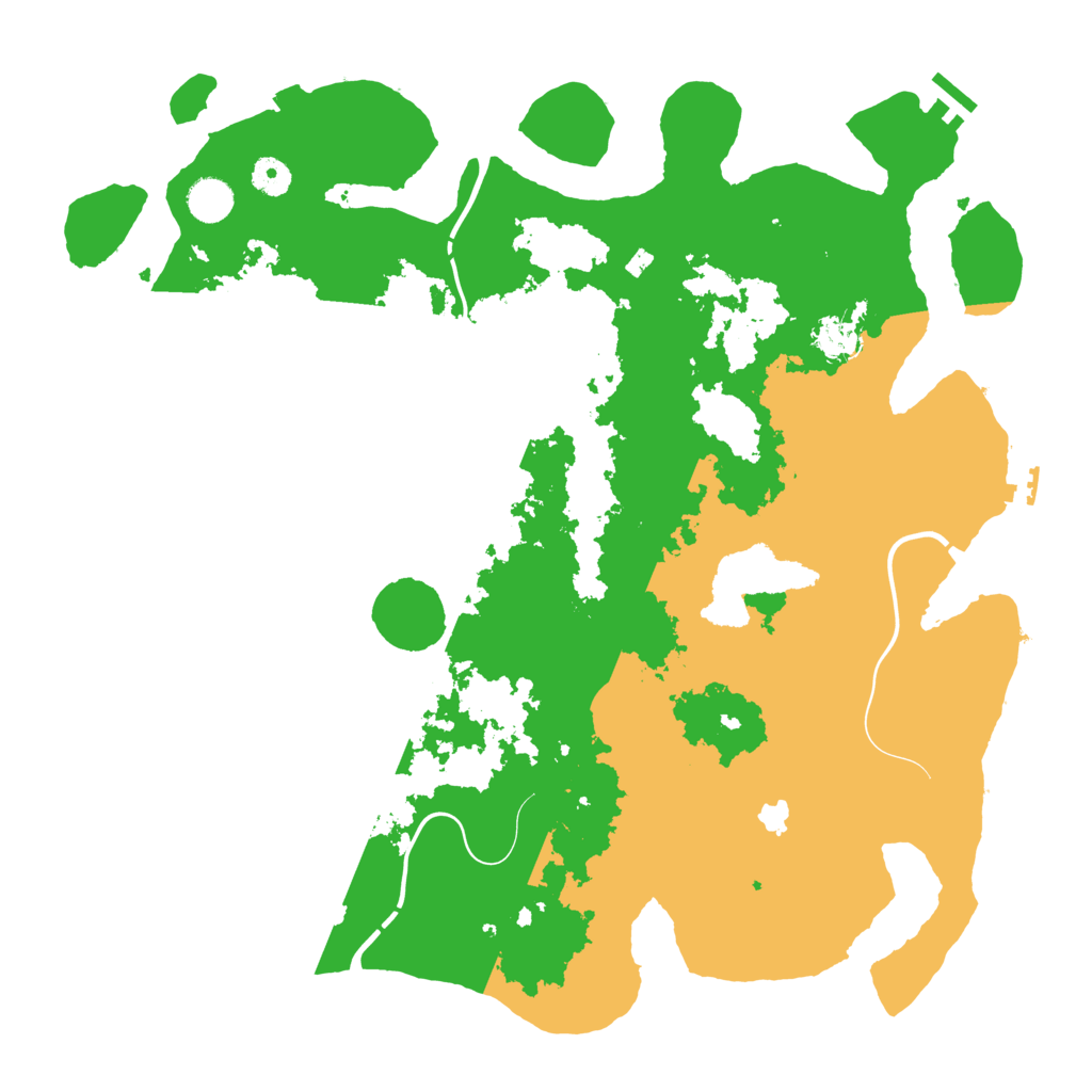 Biome Rust Map: Procedural Map, Size: 4250, Seed: 2029977519