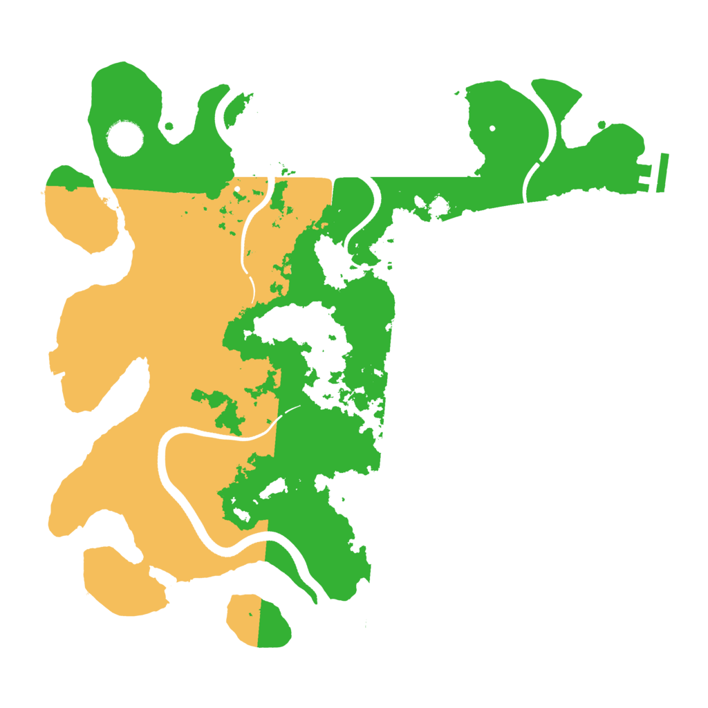 Biome Rust Map: Procedural Map, Size: 3500, Seed: 1733256325
